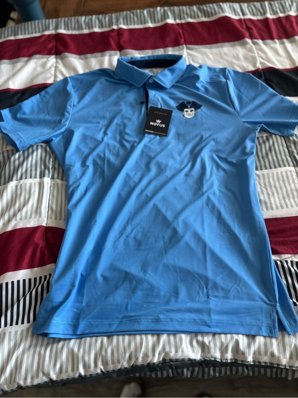 Men’s Light Blue Logo Polo Shirt